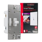 Enbrighten Zigbee In-Wall Smart Toggle Switch with QuickFit™ and SimpleWire™, White
