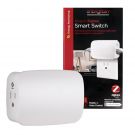 Enbrighten Zigbee Plug-In Smart Switch with Dual Controlled Outlets and Energy Monitoring, White